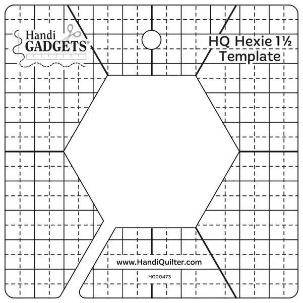 Handi Quilter 1 1/2" Hexi Ruler