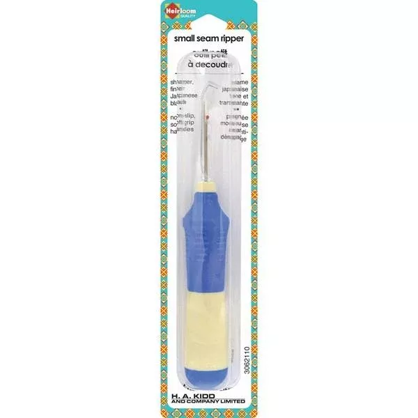 Heirloom Small Seam Ripper With Comfort Grip