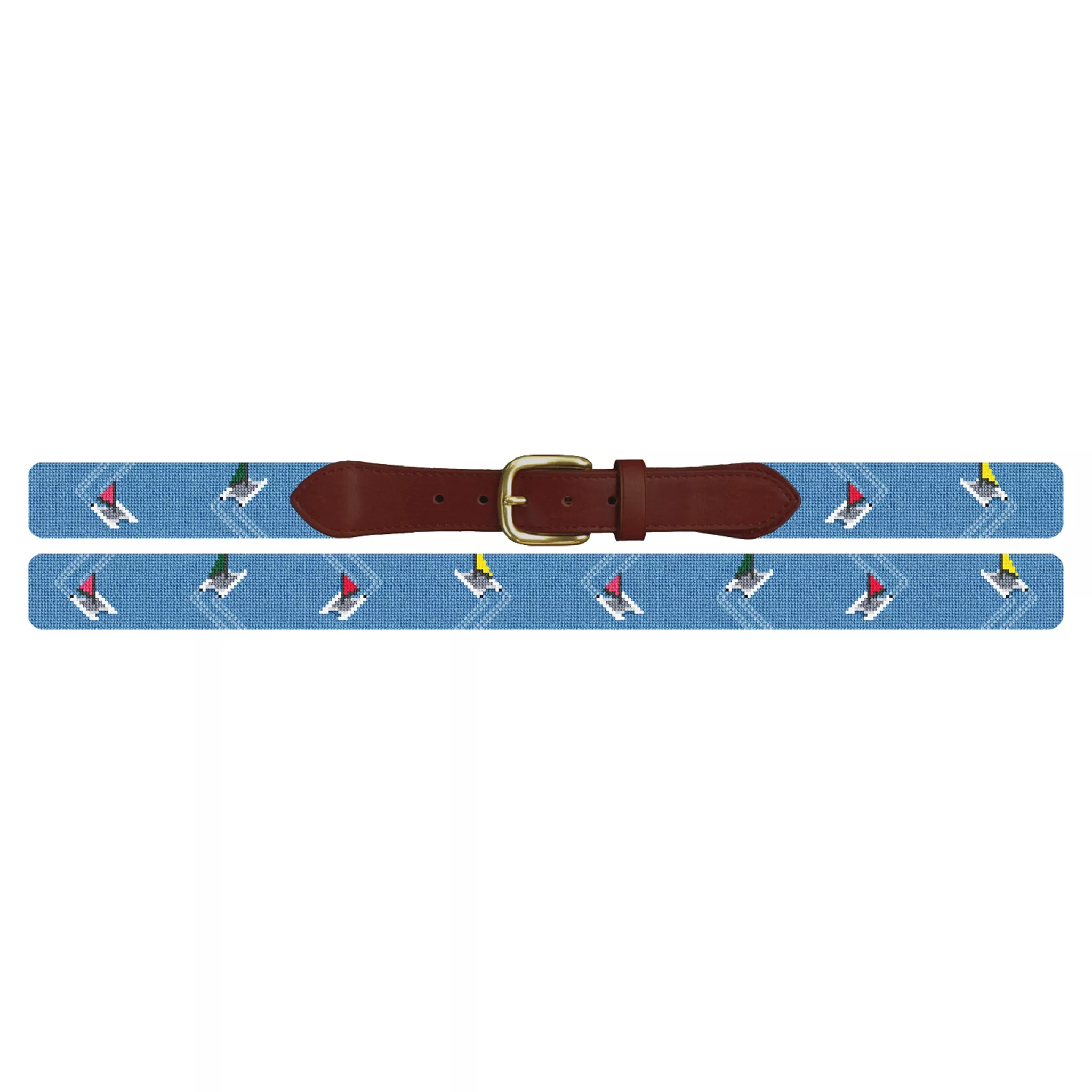 Hobie Cats Needlepoint Belt