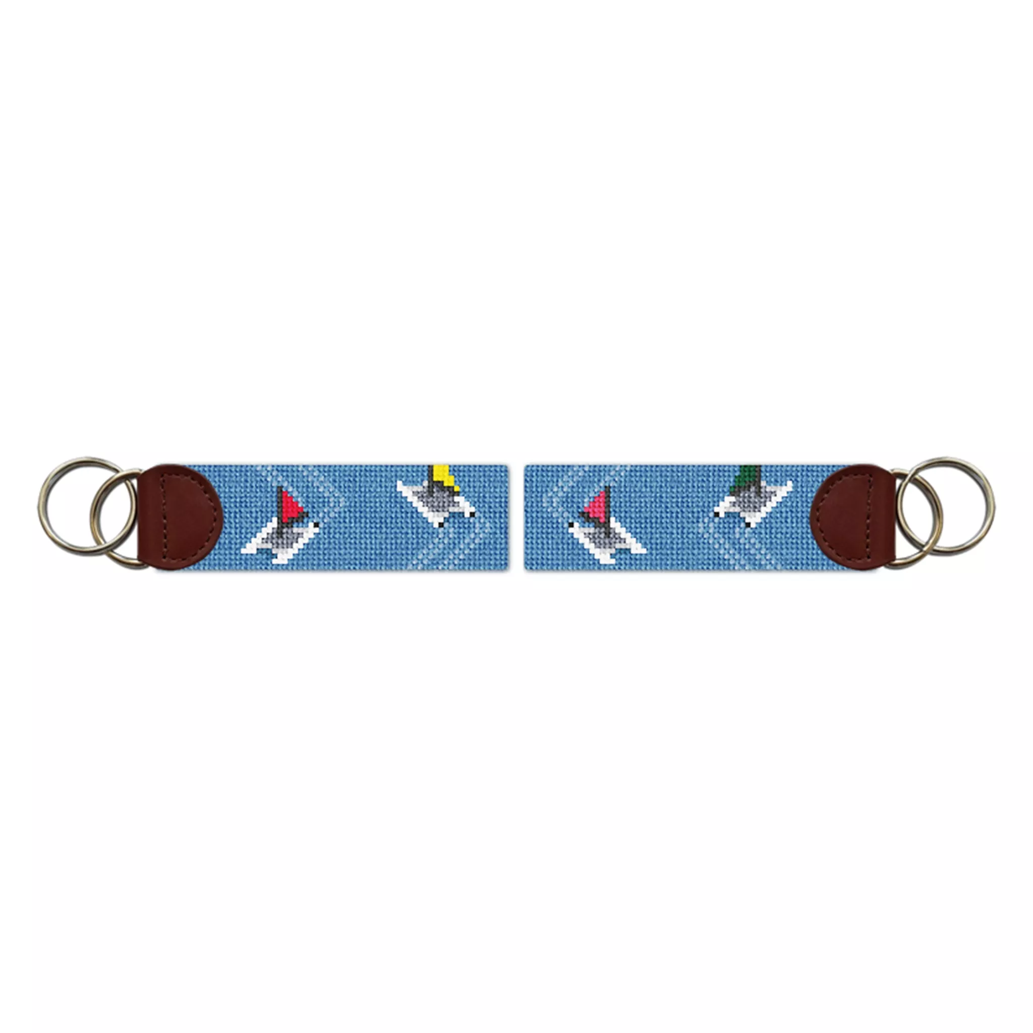 Hobie Cats Needlepoint Key Fob