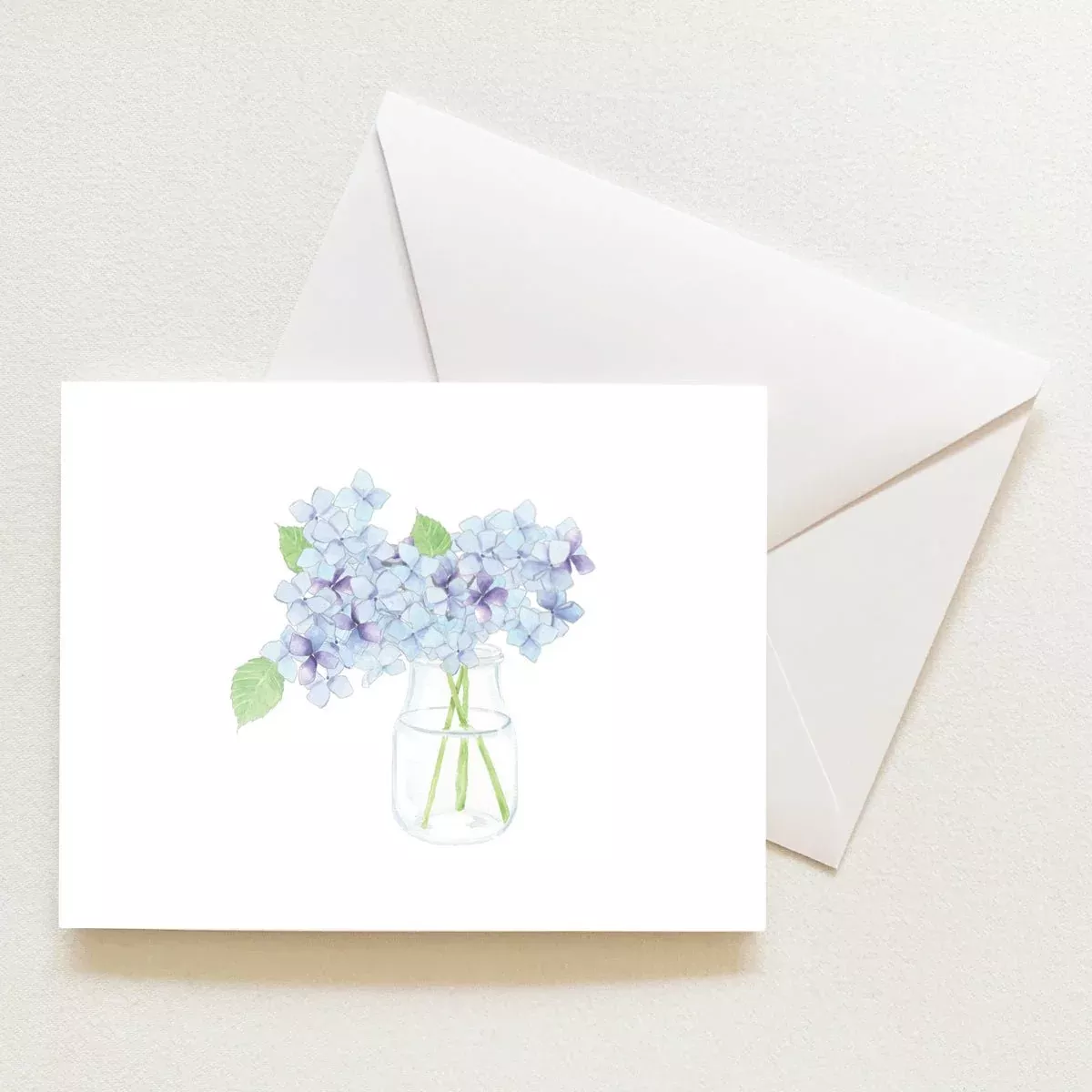 Hydrangea Note Card
