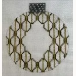 Initial Scallop Reflection - Gold Wg12435