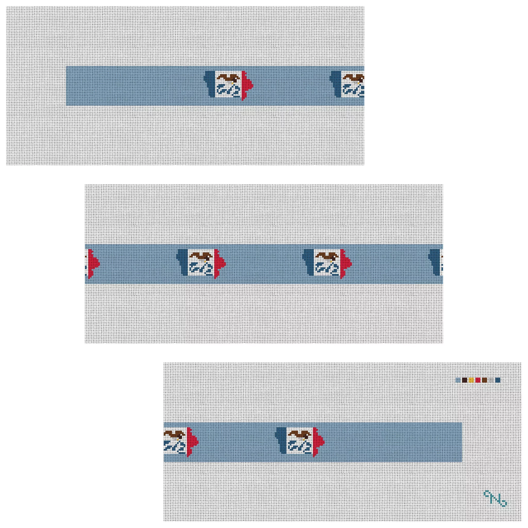Iowa State Needlepoint Belt Kit