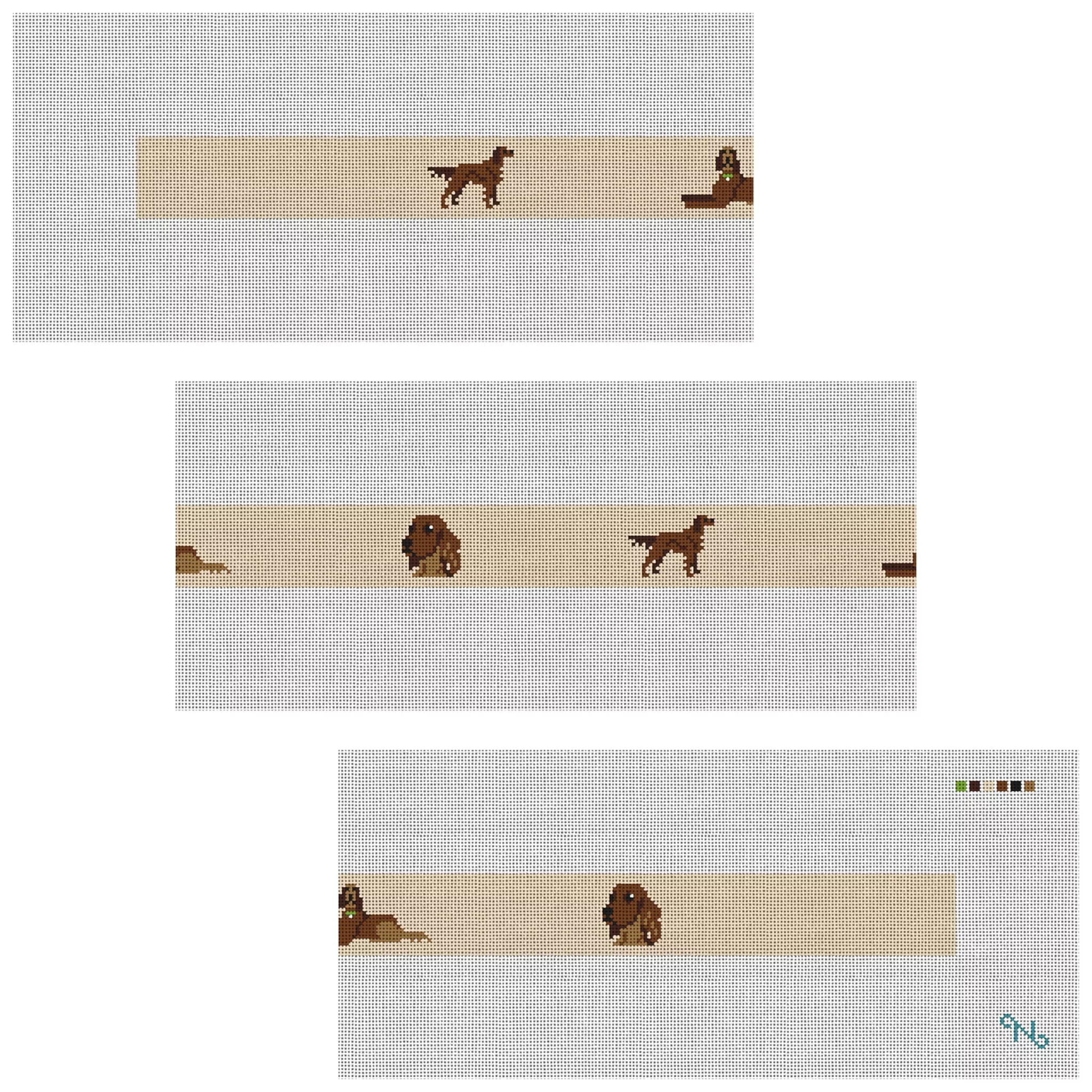 Irish Setter Needlepoint Belt Kit