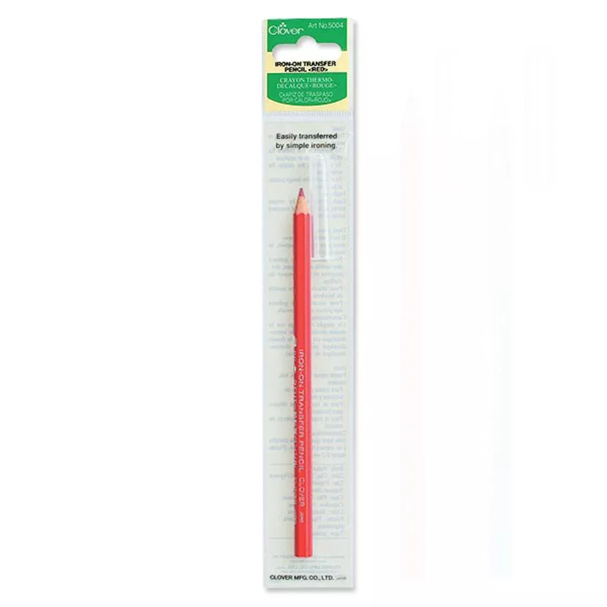 Iron On Transfer Pencil Red - CL5004