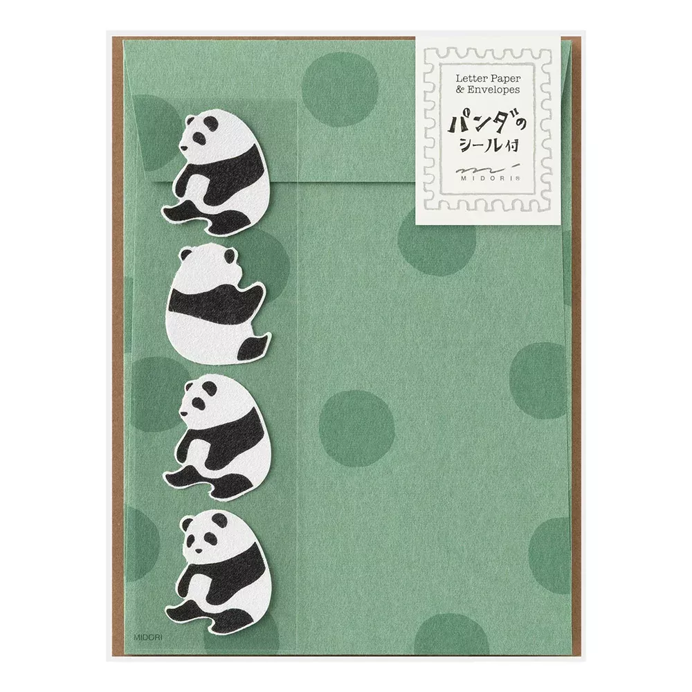 Japanese Letter Writing Set - Pandas