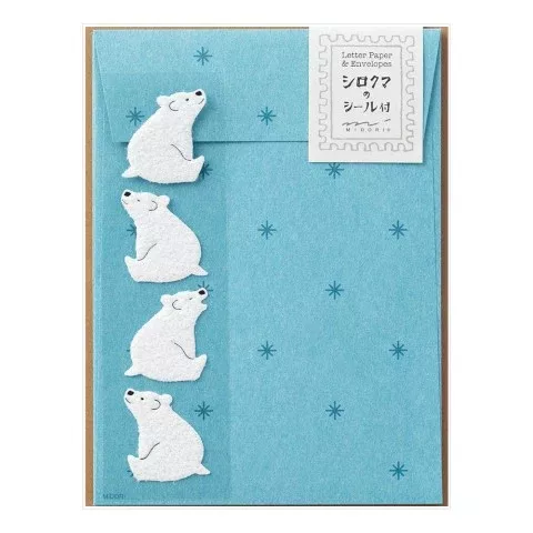 Japanese Letter Writing Set - Polar Bear
