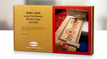 Large Continuous Border Hoop and Grid (4" x 12")
