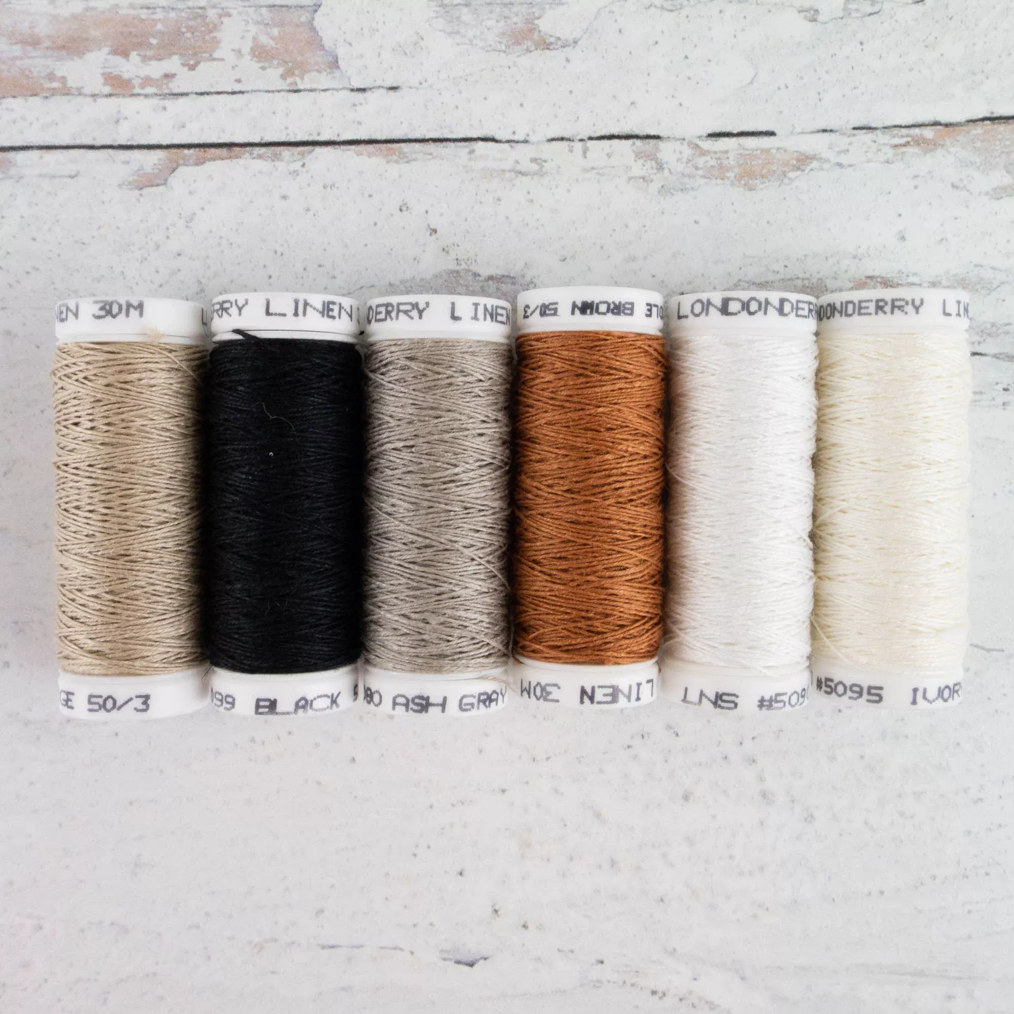 Londonderry Linen Thread (50/3) - Neutrals Set