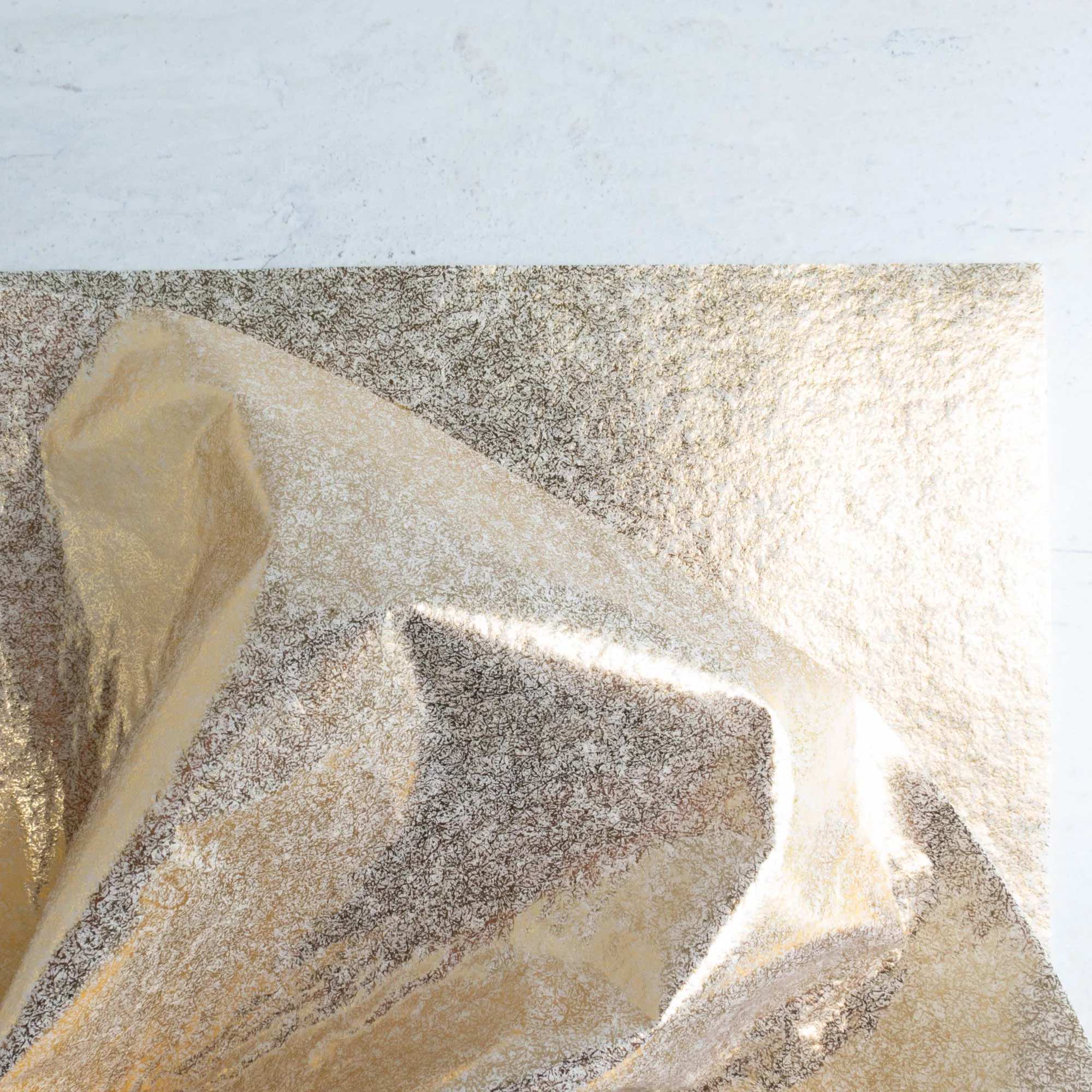 Metallic Wool Felt Sheet - Gold
