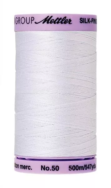 Mettler Thread Cotton 500m White
