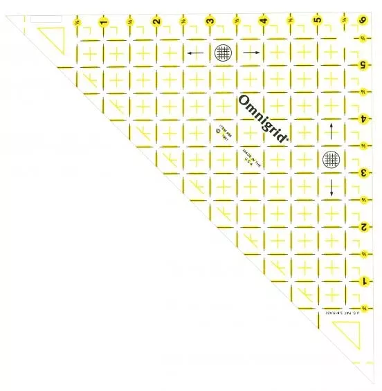 Omnigrid Ruler Triangle 6" - OG96