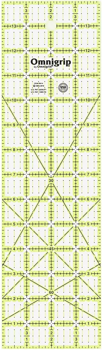 Omnigrip 4" x 14" Ruler - RN14