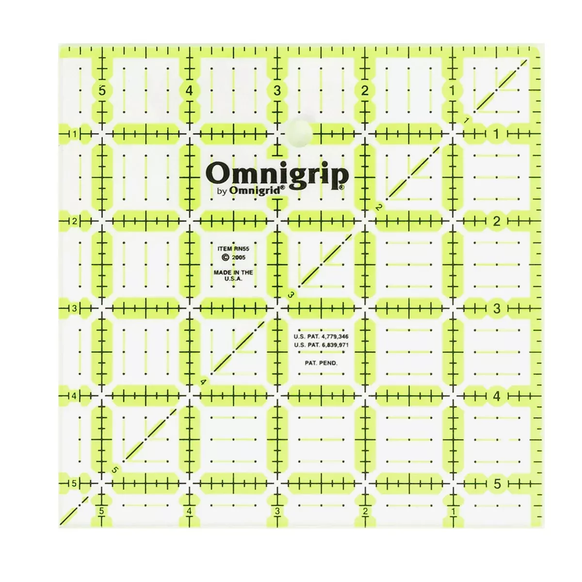 Omnigrip Ruler 5.5" x 5.5" - RN55