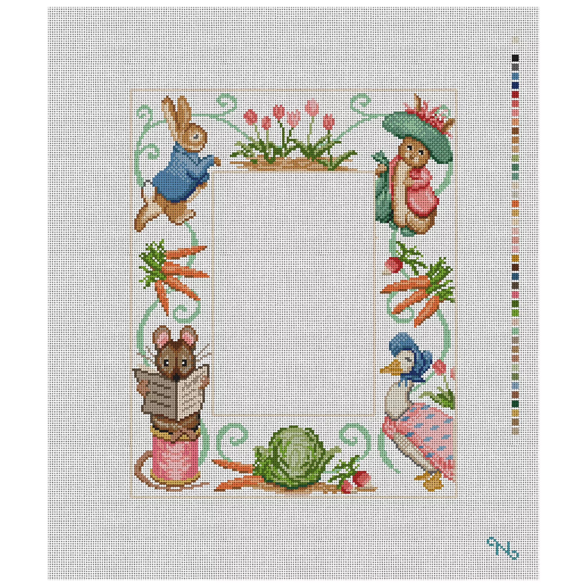 Peter Rabbit Picture Frame Needlepoint Kit