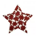 Poinsettia Star-Red 6" Wg11767