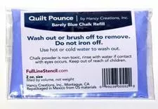 Pounce Pad Chalk Powder Refill Barely Blue