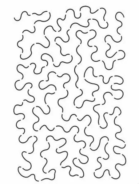 Quilting Stencil - Stipple 9 1/2"