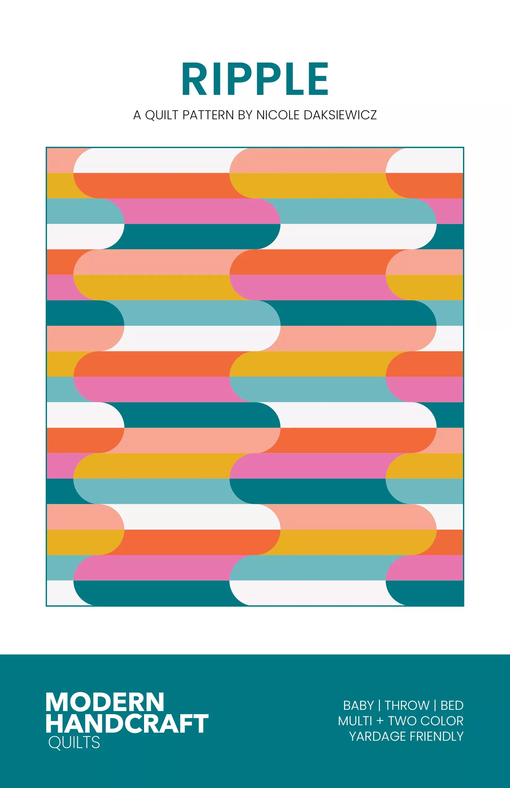 Ripple Quilt Printed Pattern
