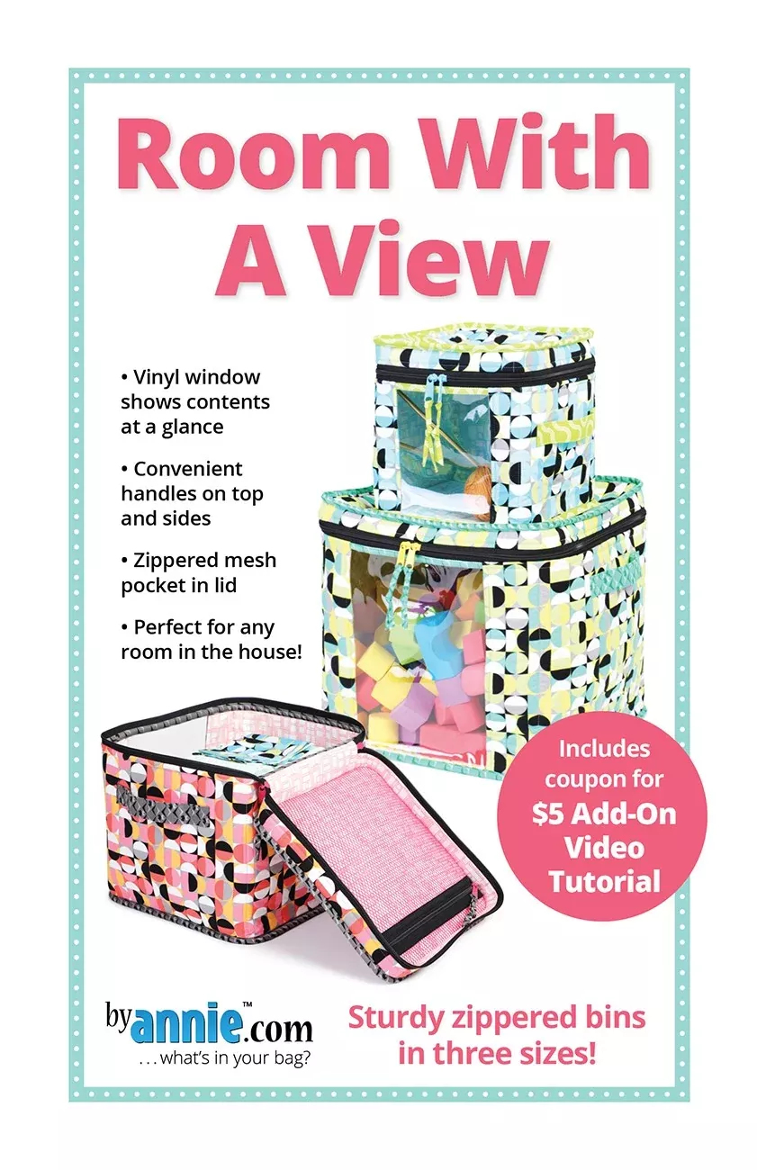 Room With A View Bin Pattern byBy Annie