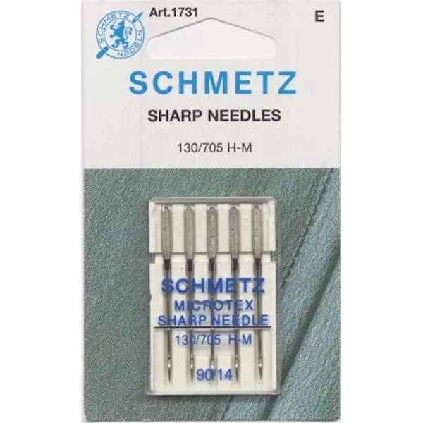 Schmetz - Microtex (Sharp) Needles 90/14