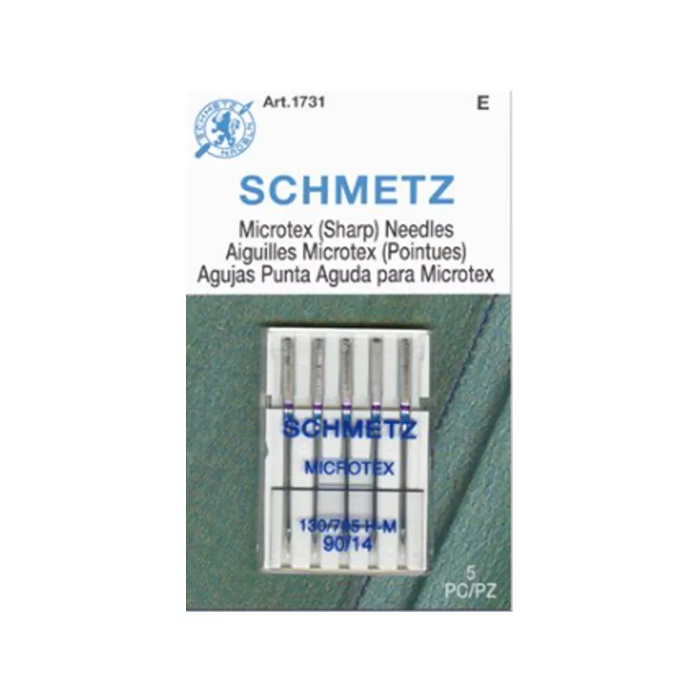 Schmetz Microtext (Sharp) Needles – Size 90/14