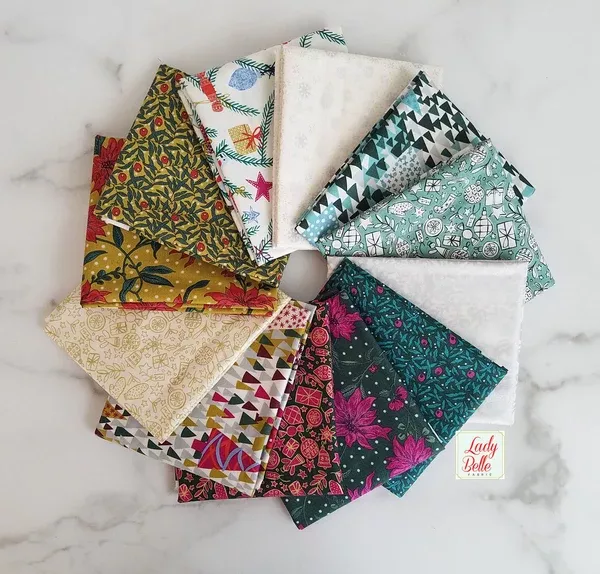 Season's Greetings by Liberty of London for Riley Blake Half Yard Bundle