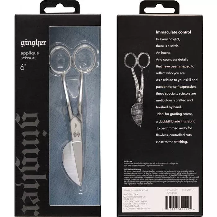 Shears 6" Applique Gingher
