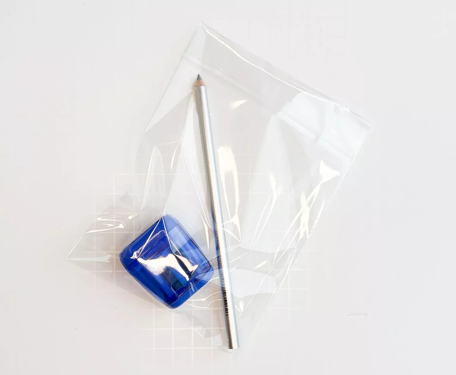 Silver Pencil and Sharpener