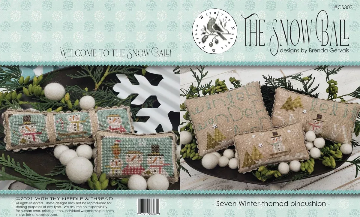 The Snow Ball by Brenda Gervais With Thy Needle & Thread