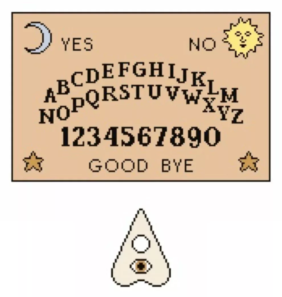 Spirit Board and Planchette TSS-50