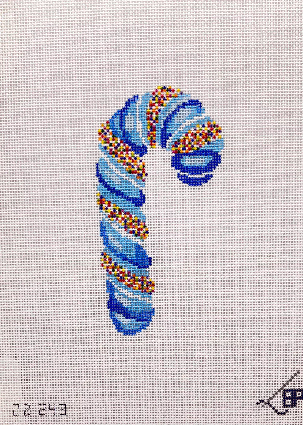 Sprinkle Candy Cane Blue 22-243
