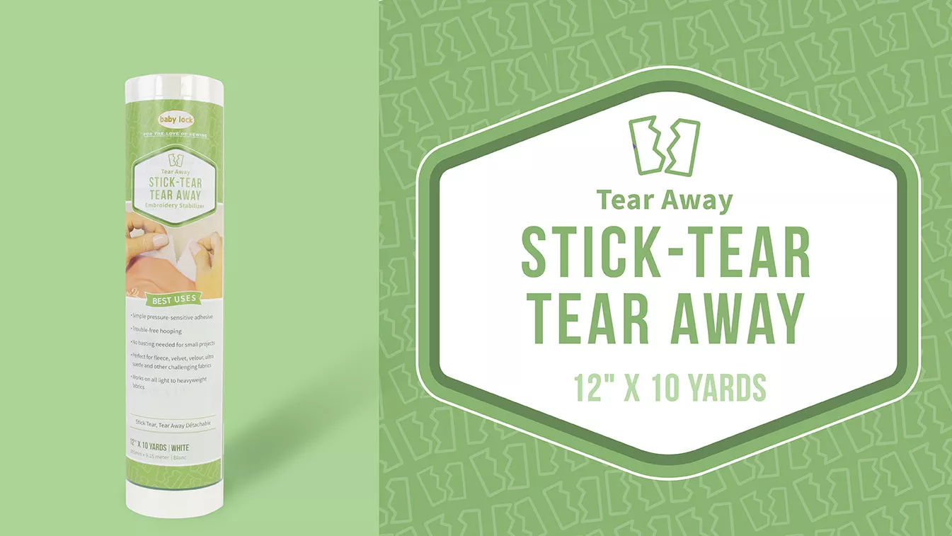 Stick-Tear, Tear-Away Stabilizer