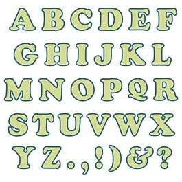Studio Carefree 3" Uppercase Alphabet