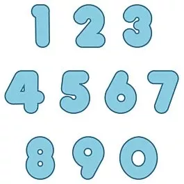 Studio Marshmallow 3" Numbers