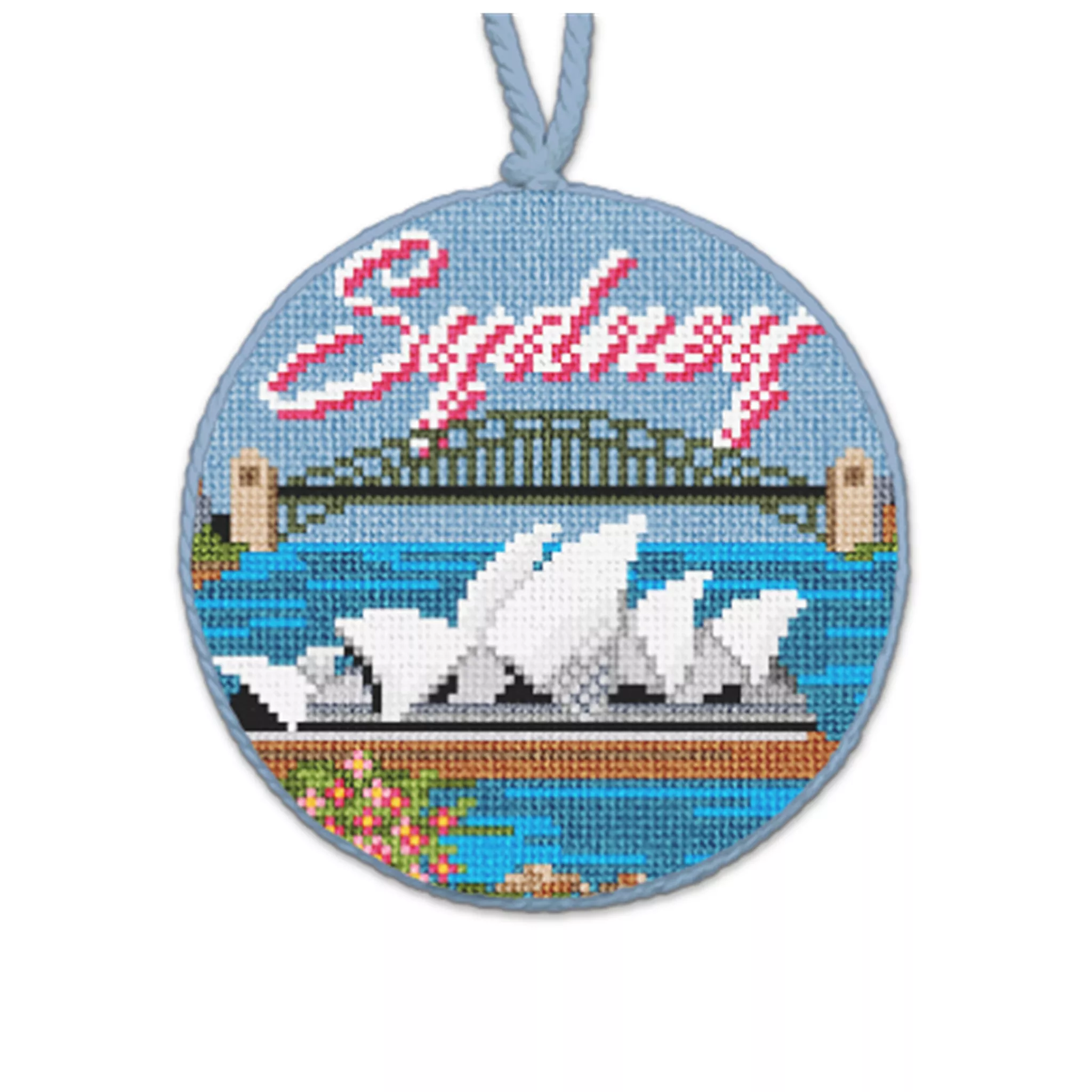 Sydney Needlepoint Ornament