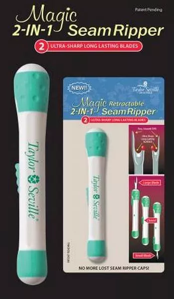 Tailor-Mate Retractable Seam Ripper