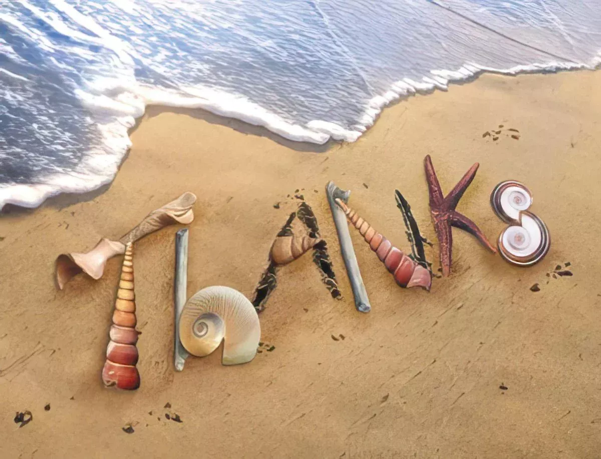Thanks in Seashells