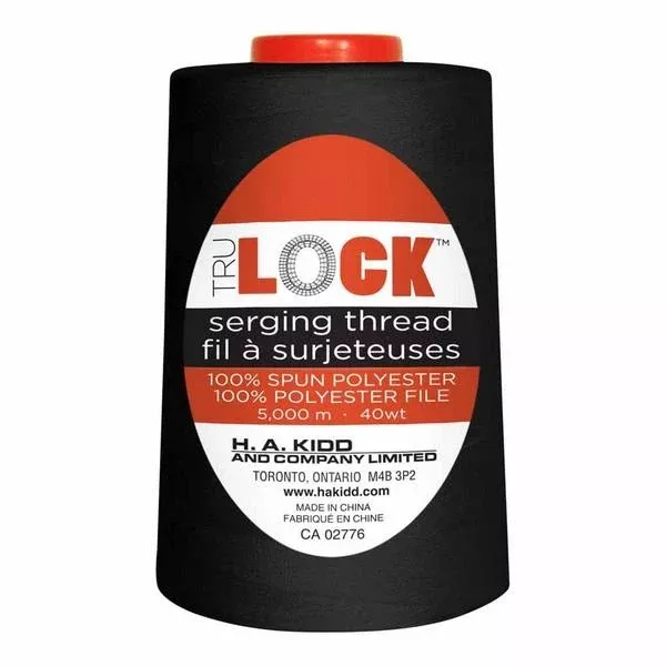 TruLock Serger Thread Black 5,000m