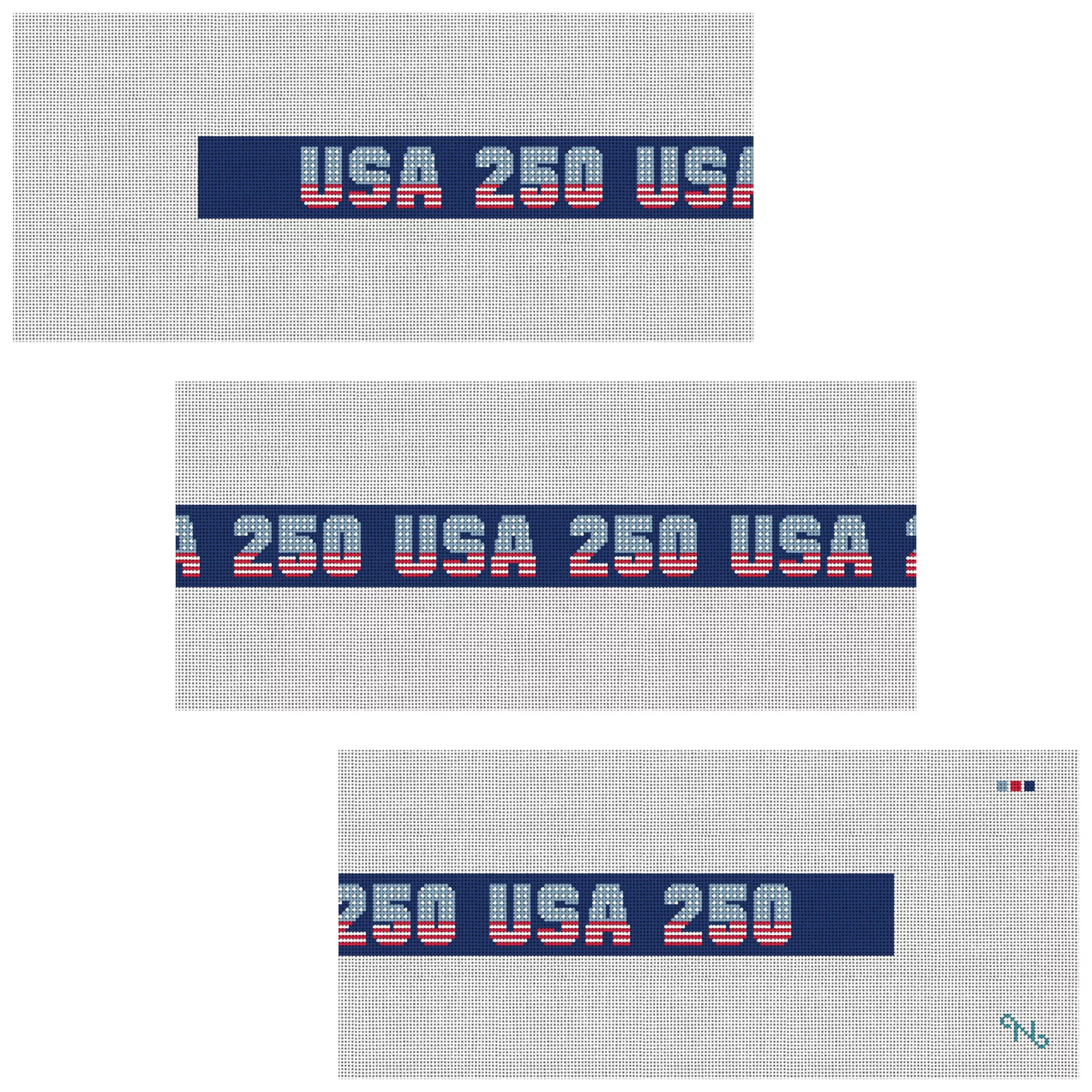 USA 250 Years Spirit Needlepoint Belt Kit