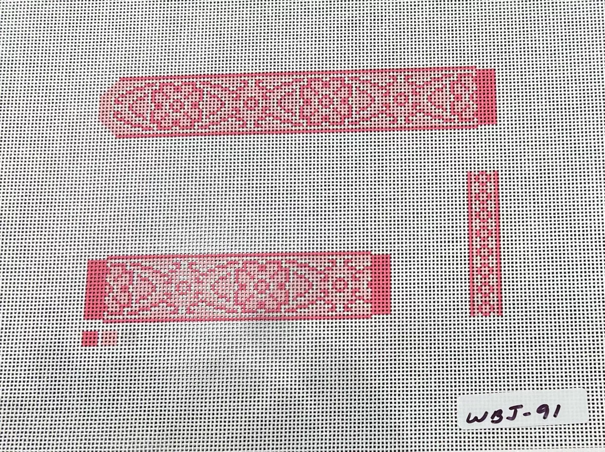 Victorian ScrollPinkWBJ -91 Watch Band
