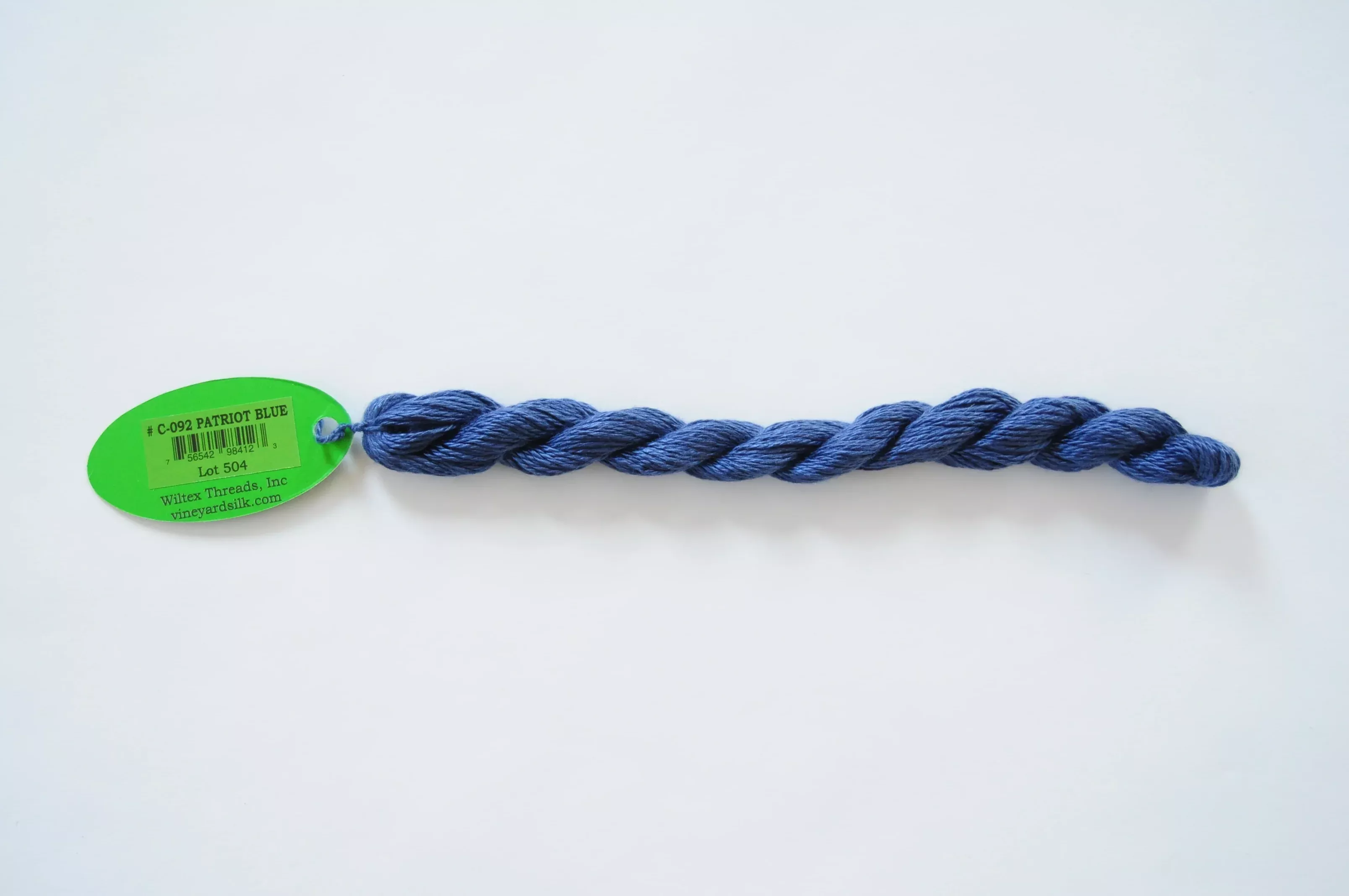 Vineyard Silk Classic Skein - Patriot Blue 092