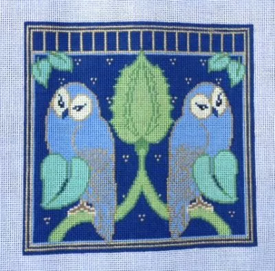 Voysey's Blue Owls - EGC ***Guide available from Cynthia Thomas*** WG12115
