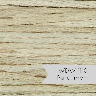 Weeks Dye Works Hand Over Dyed Embroidery Floss - Parchment (1110)