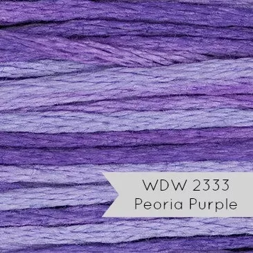 Weeks Dye Works Hand Over Dyed Embroidery Floss - Peoria Purple (2333)