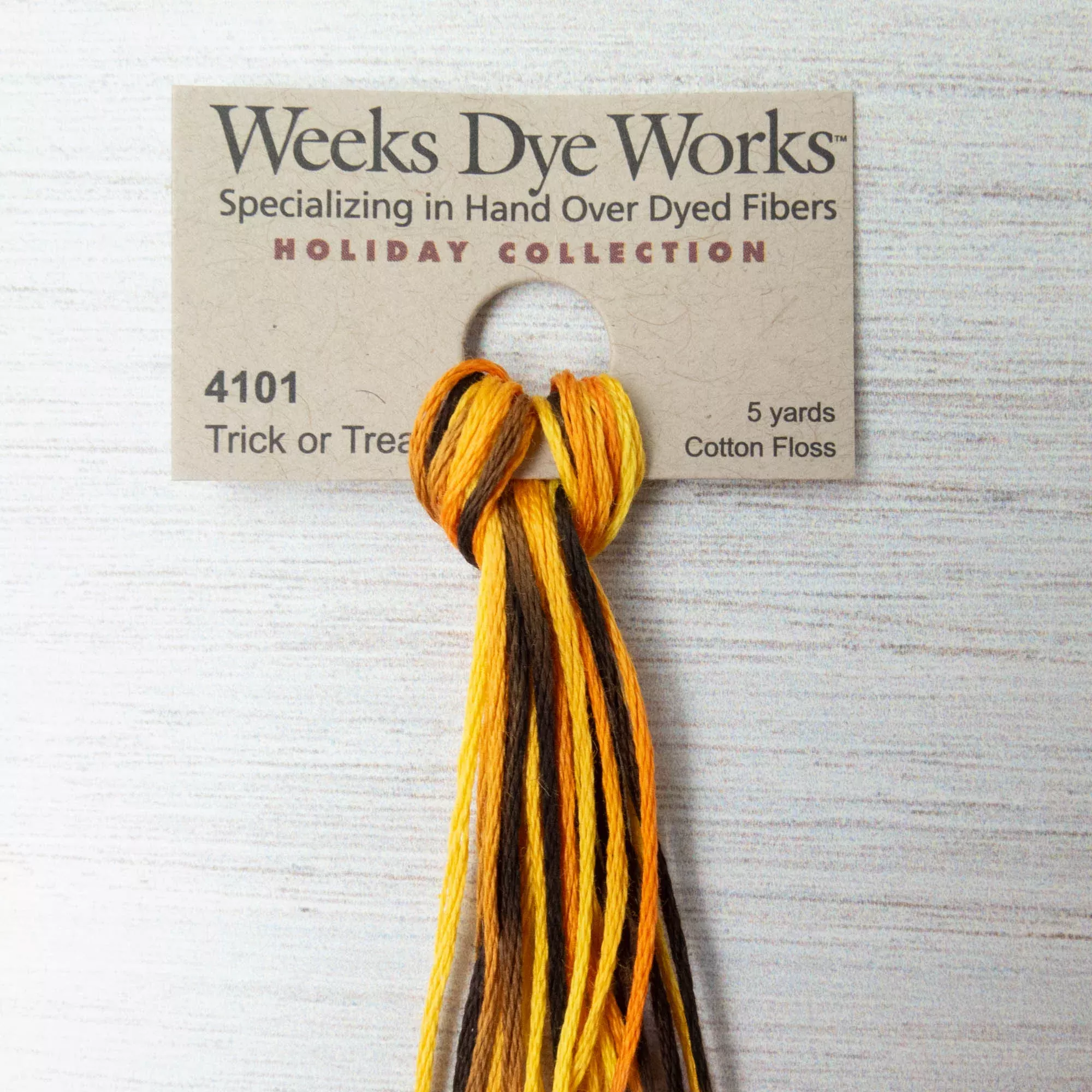 Weeks Dye Works Hand Over Dyed Embroidery Floss - Trick or Treat (4101)