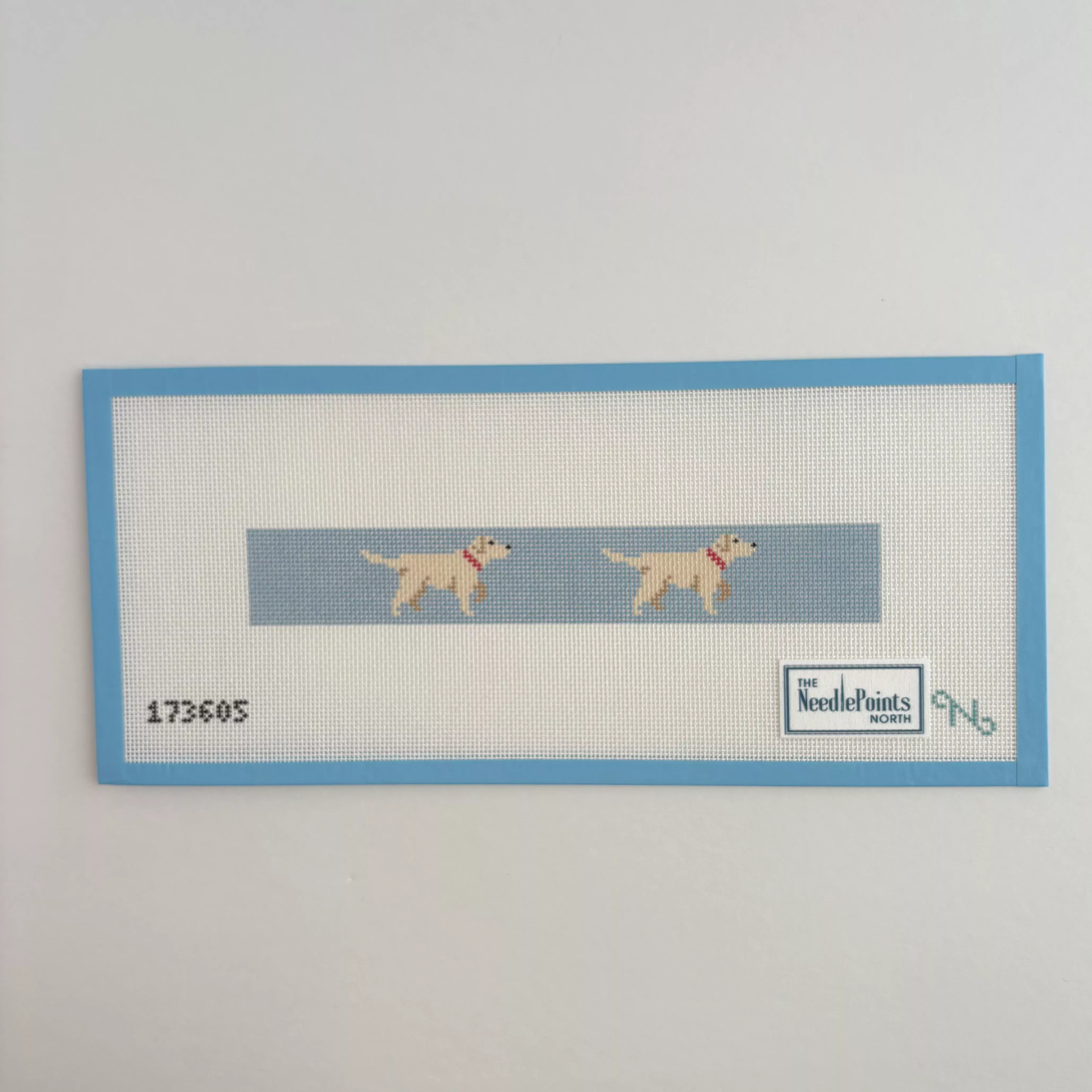 White Lab Keychain