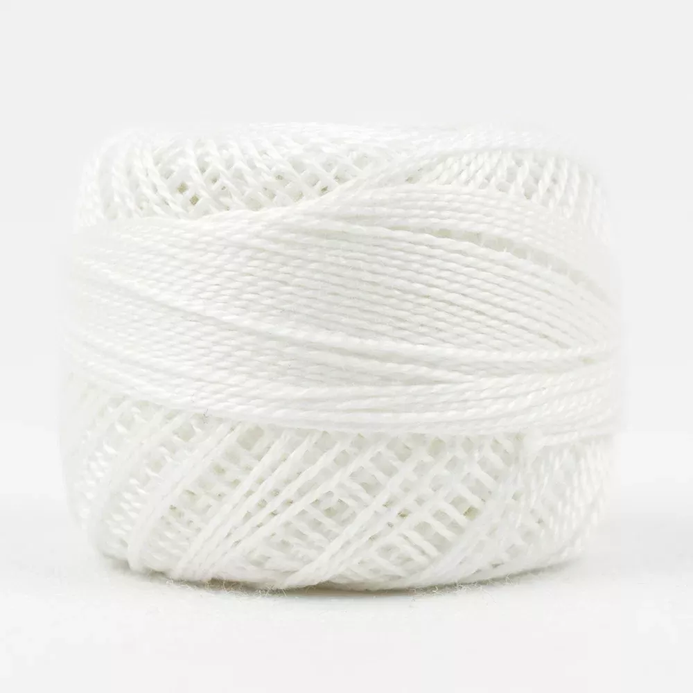 Wonderfil Eleganza Perle Cotton - White (EZ100)