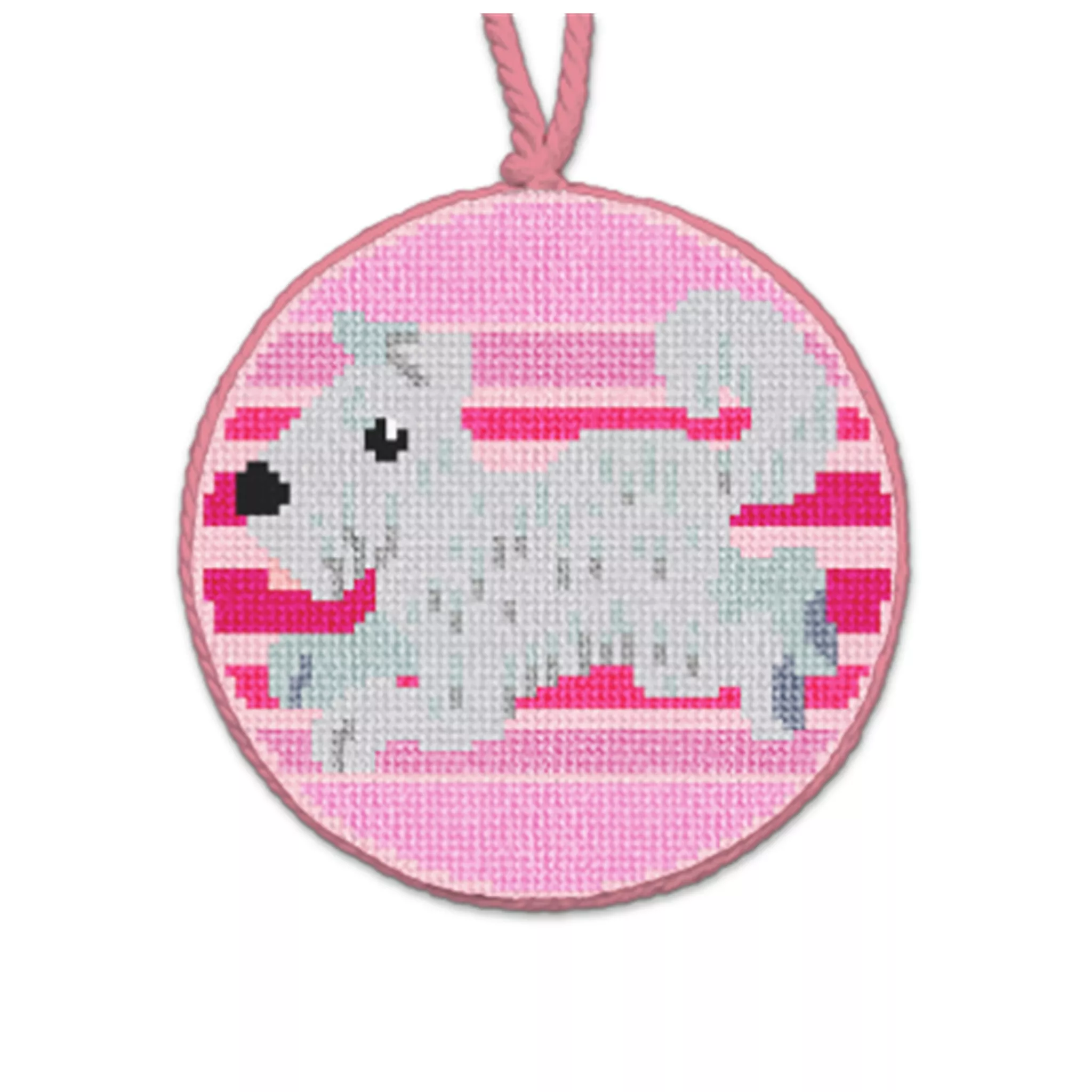 Year Of The Dog Needlepoint Ornament