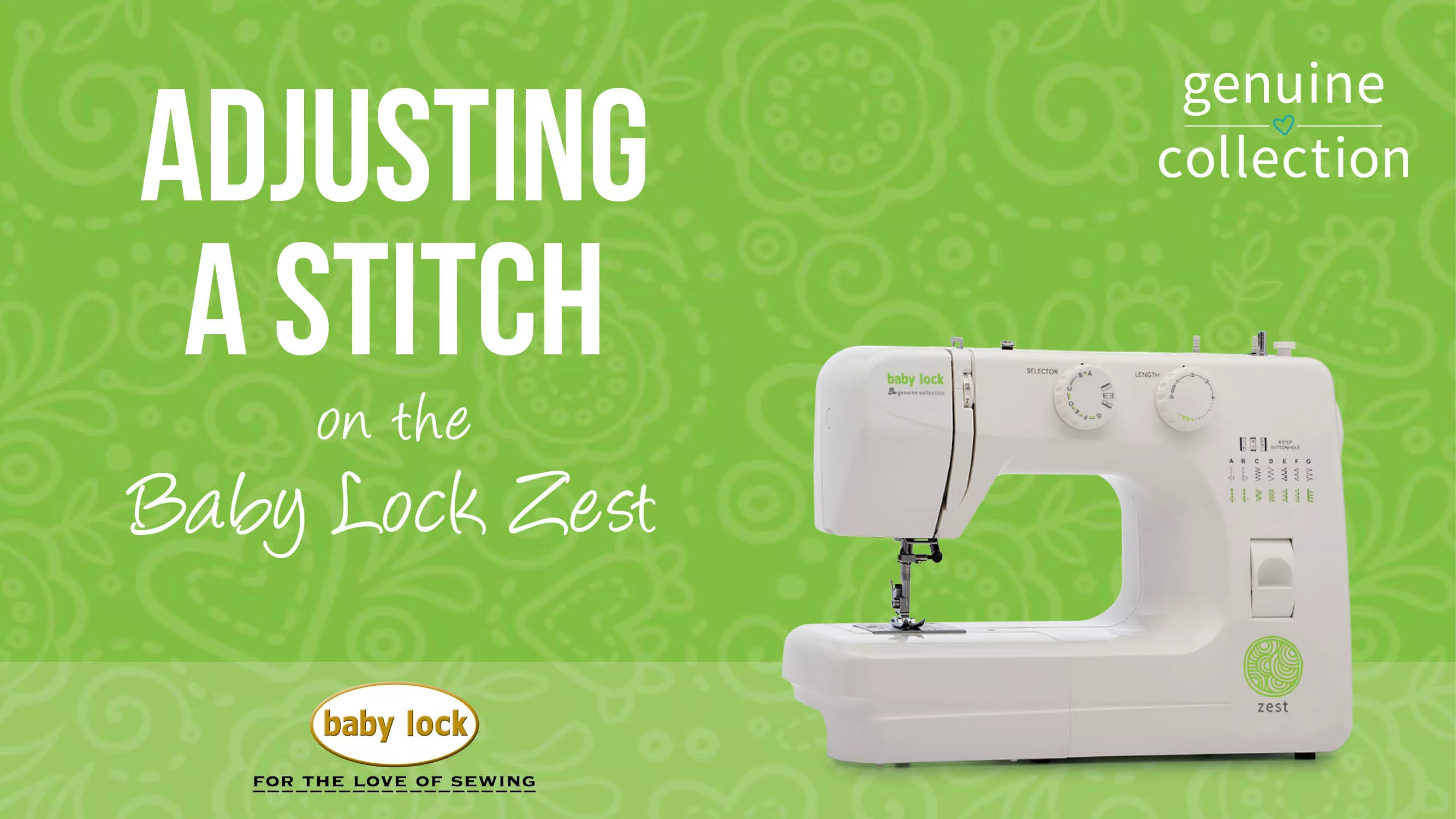 Zest - Adjusting a Stitch